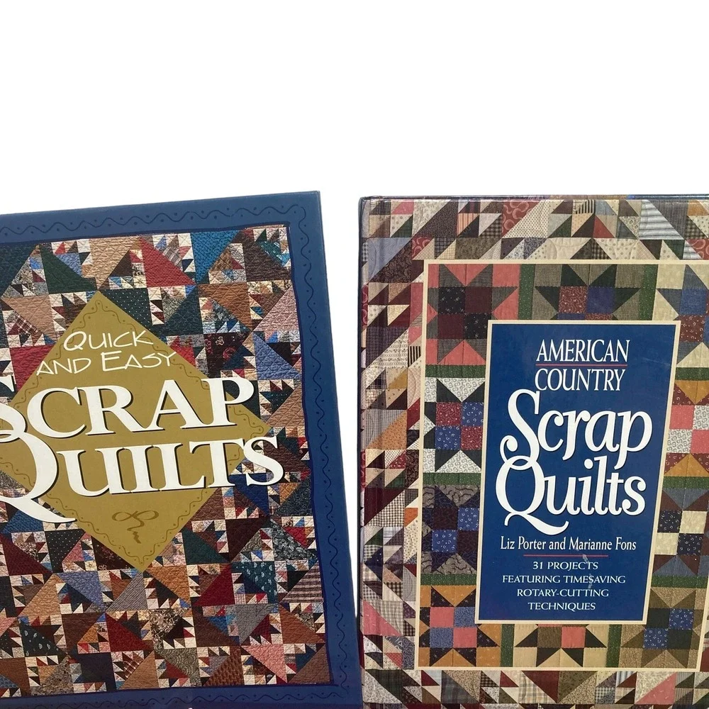 Lot of 5 Quilting Books Lap Quilts Scrap American Country Even More‎ First Prize